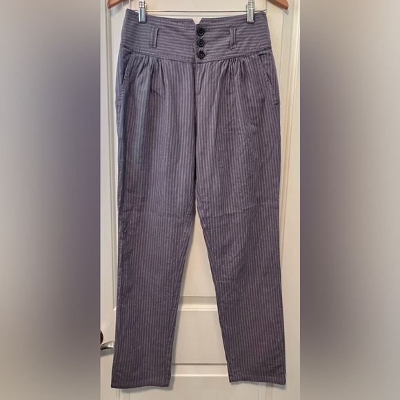 Pinstripe Linen Pant - Picture 1 of 3